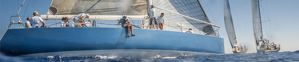 People on a sail yacht