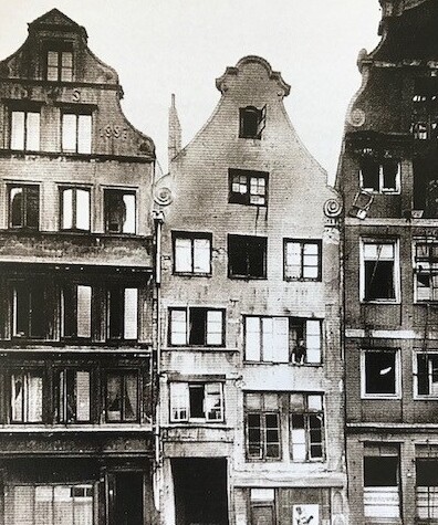 1949 Nordmann starts with chemical distribution Historic picture of Deichstrasse, Hamburg, Germany