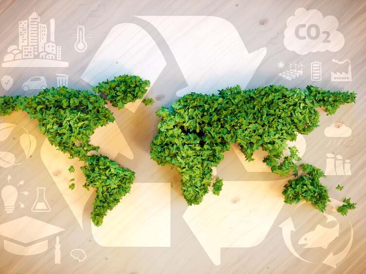 RE:clic by TotalEnergies: Pioneering Circular Solutions in Plastics sustainable world map