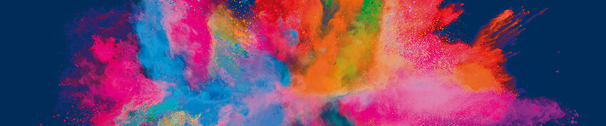 Thank you for your message Explosion of colored powder