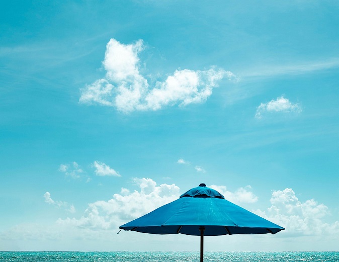 Preventing aging and deterioration: Antioxidants & UV stabilizers parasol, blue sky
