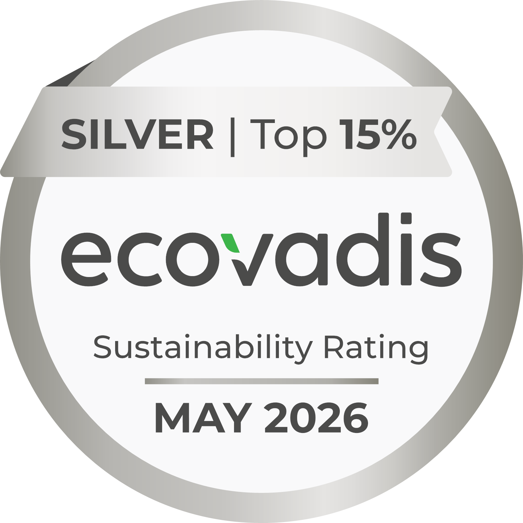 Μετάλλιο Eco Vadis Ασημένιο Μετάλλιο Eco Vadis Ασημένιο