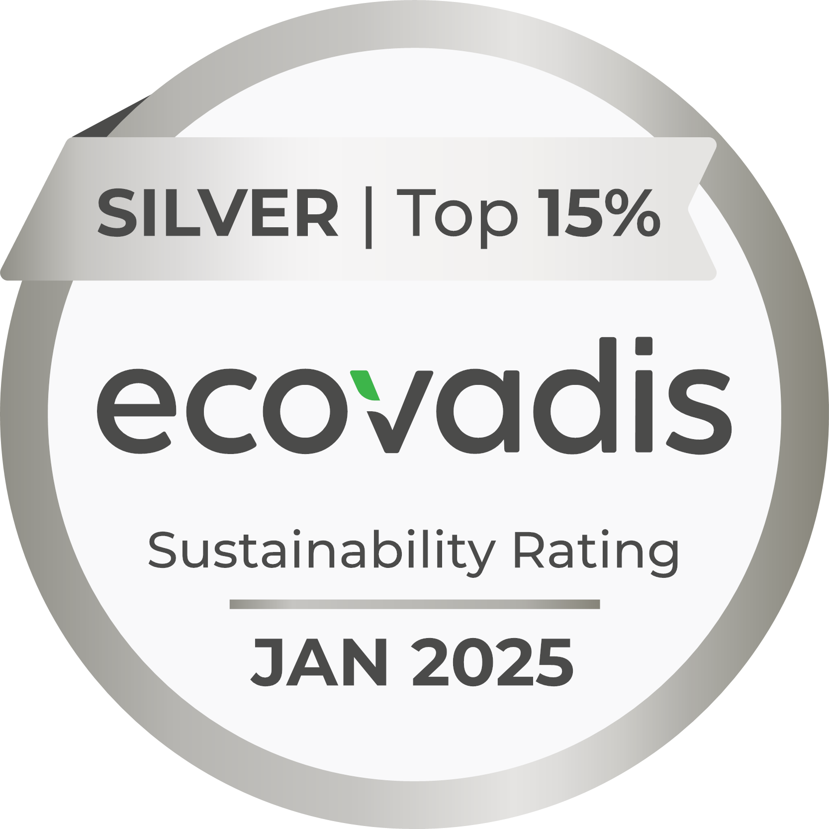 Medaile EcoVadis Švýcarsko Medaile EcoVadis Švýcarsko