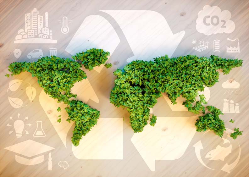 RE:clic by TotalEnergies: Pioneering Circular Solutions in Plastics Sustainability world map