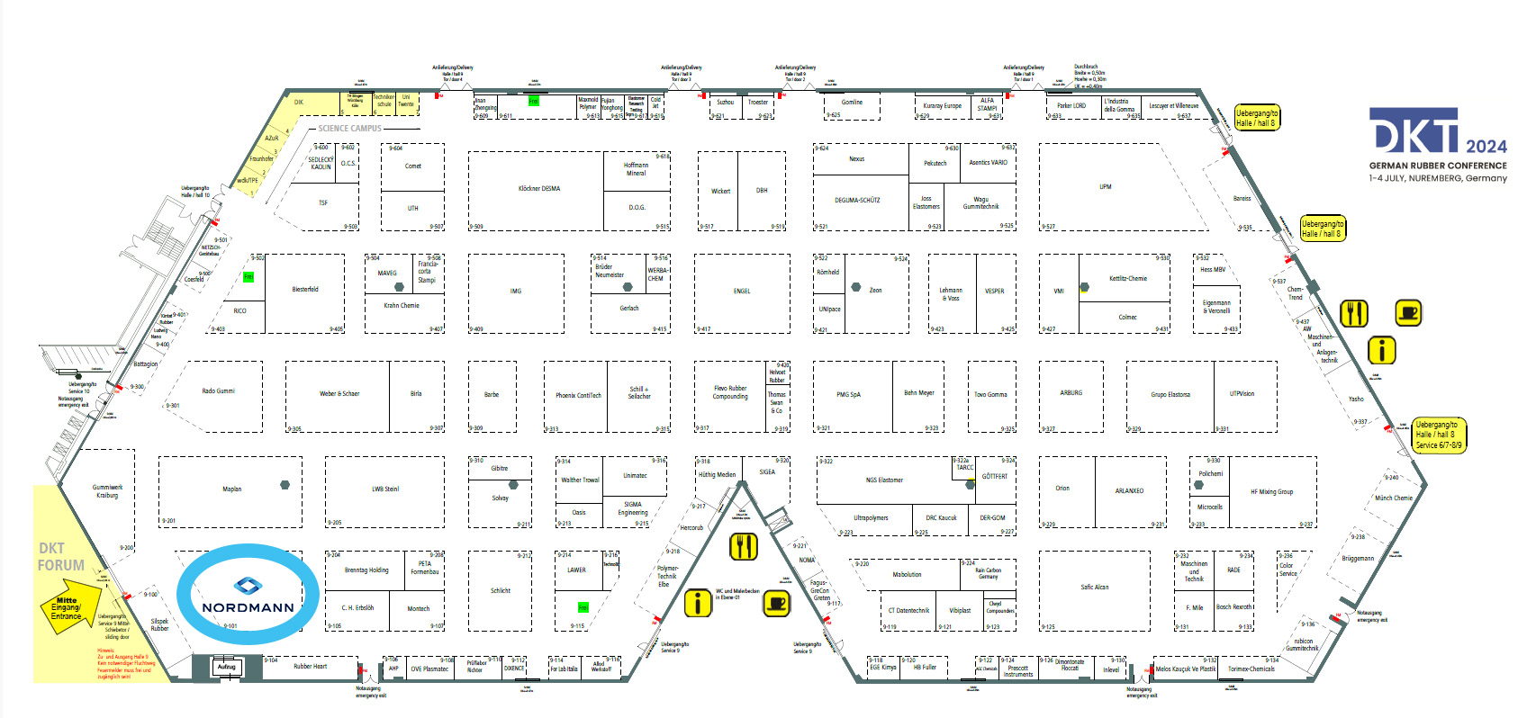 DKT Hall plan DKT Booth Plan